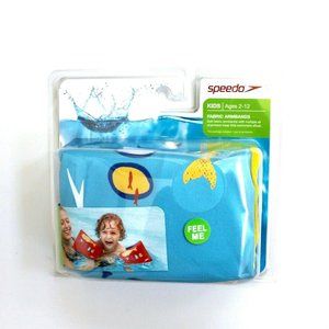 Speedo Kids Fabric Armband Whale Print Ages 2-12 years Swim Level 2